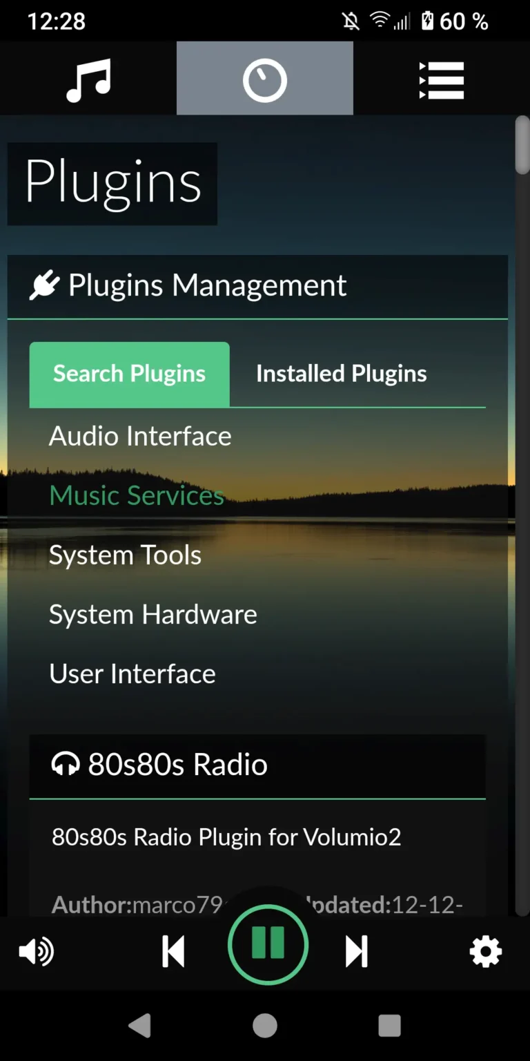 Musikplayer Spotify: Plugins installieren
