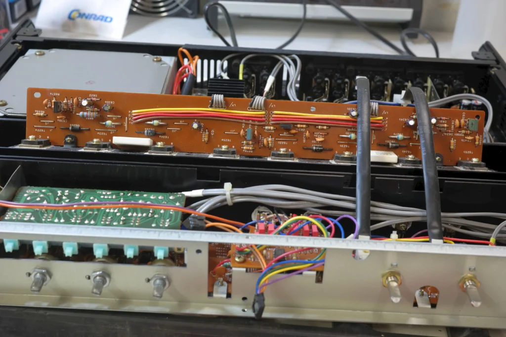 überarbeitete Endstufen Transistor Leiterplatte