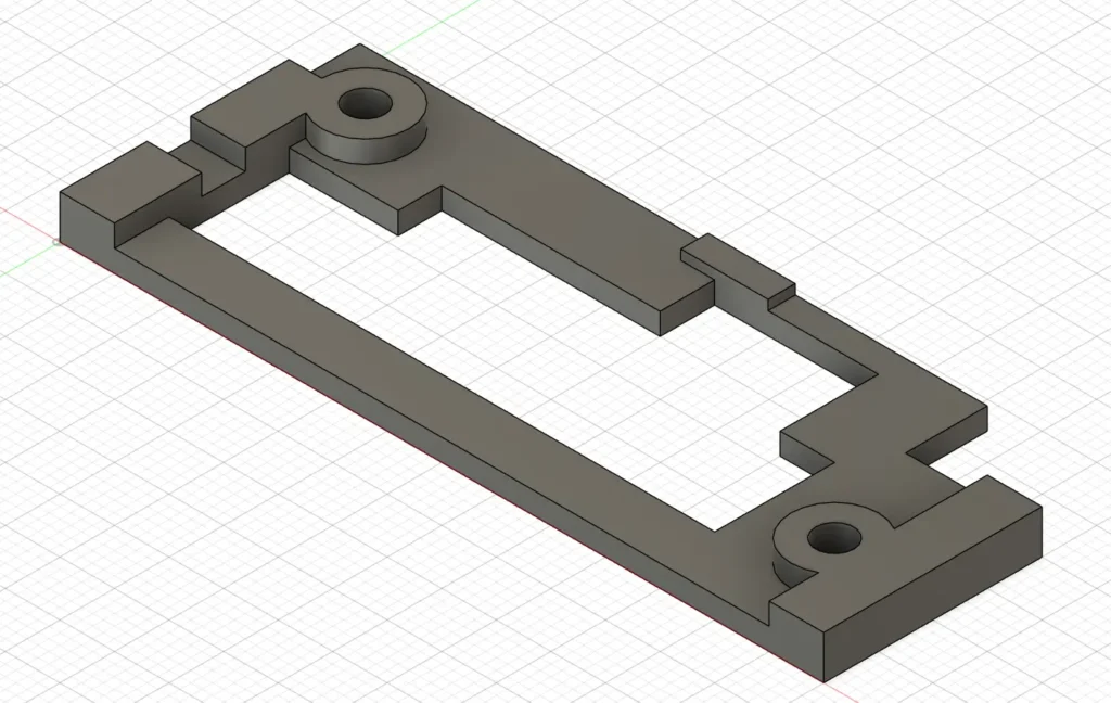 SMD LED Stroboskop: Abstandshalter 3D Model (Autodesk Fusion) V0.2